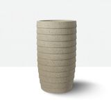  Tall Ribbed Fiberstone Planter | AUFS180 