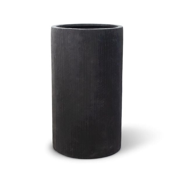 Tall Cylinder Fiberstone Planter