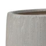  Textured Round Fiberstone Planter | AUFS154 