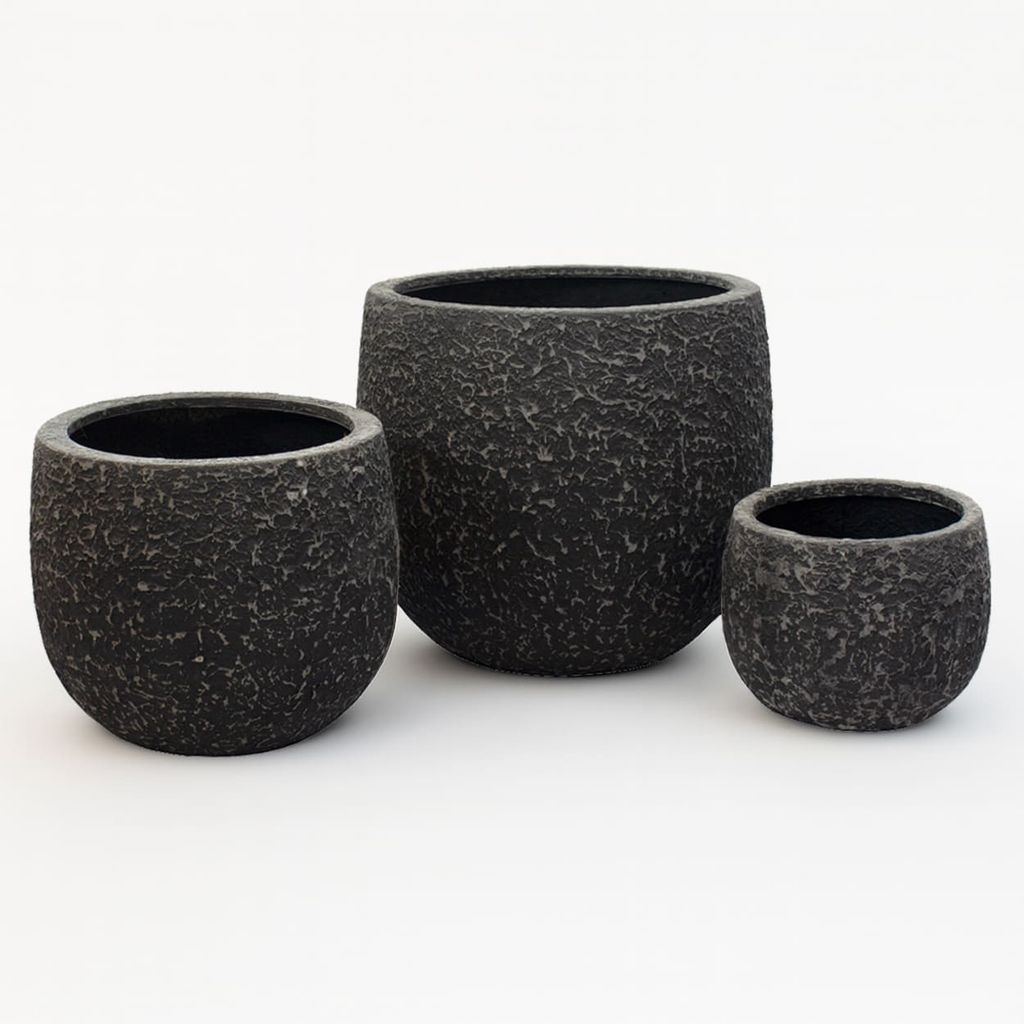 Fiberglass planter pot