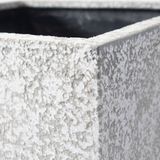  Textured Square Fiberstone Planter | AUFS185 