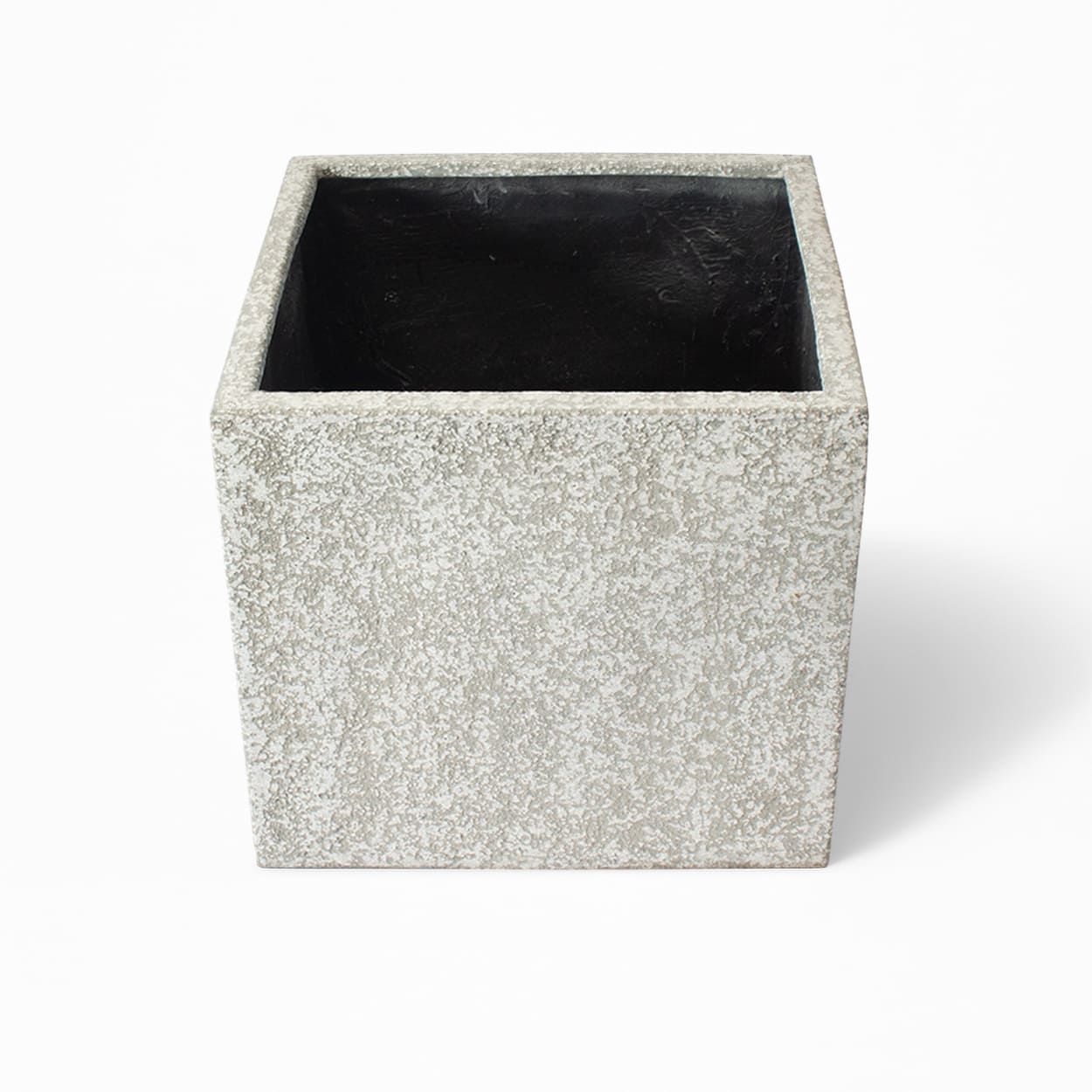  Textured Square Fiberstone Planter | AUFS185 