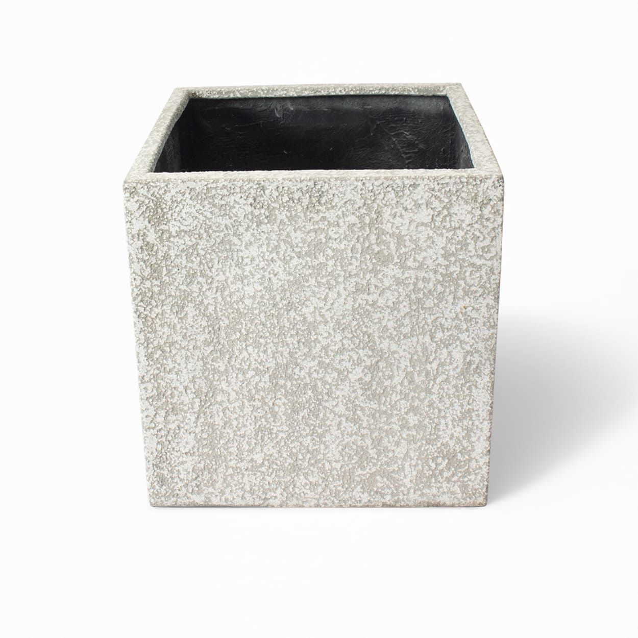  Textured Square Fiberstone Planter | AUFS185 