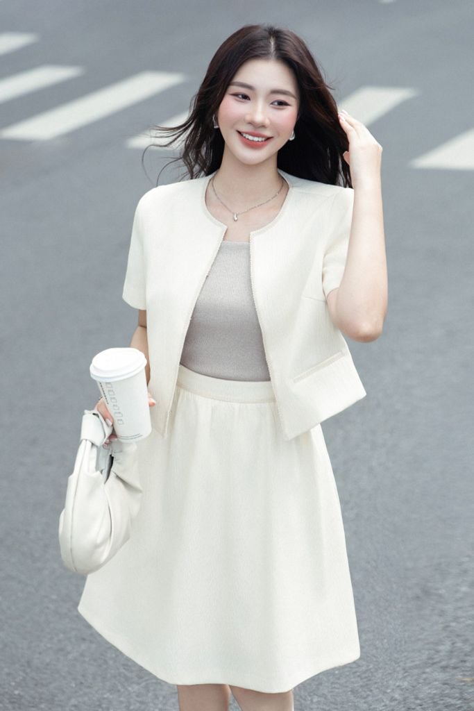  ÁO 2 DÂY NHÚN SƯỜN TS60492 