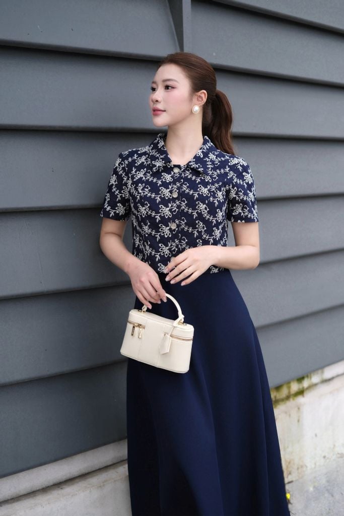  ĐẦM LIỀN THÊU HOẠ TIẾT D10892 