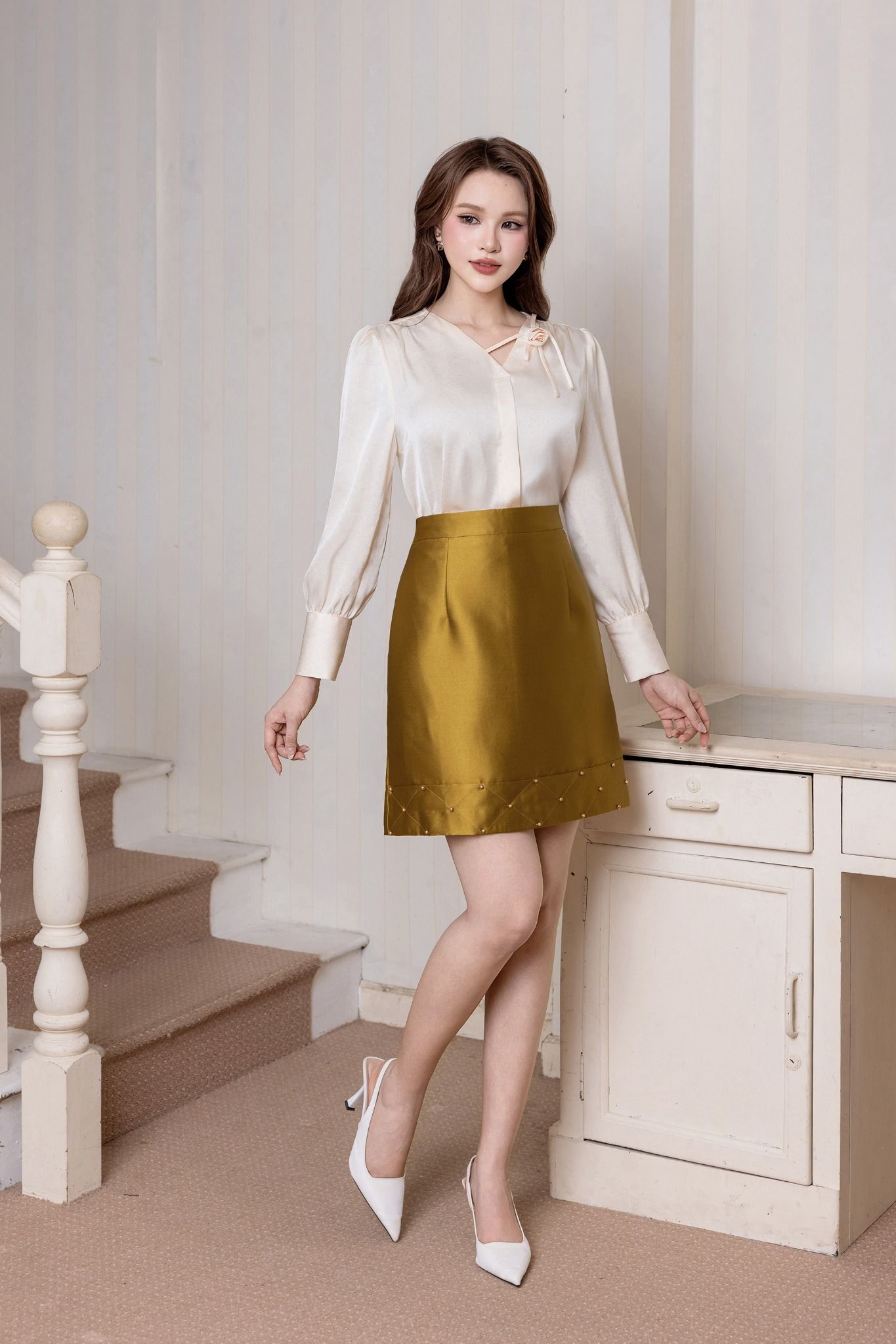 CHÂN VÁY DÁNG A Z04472