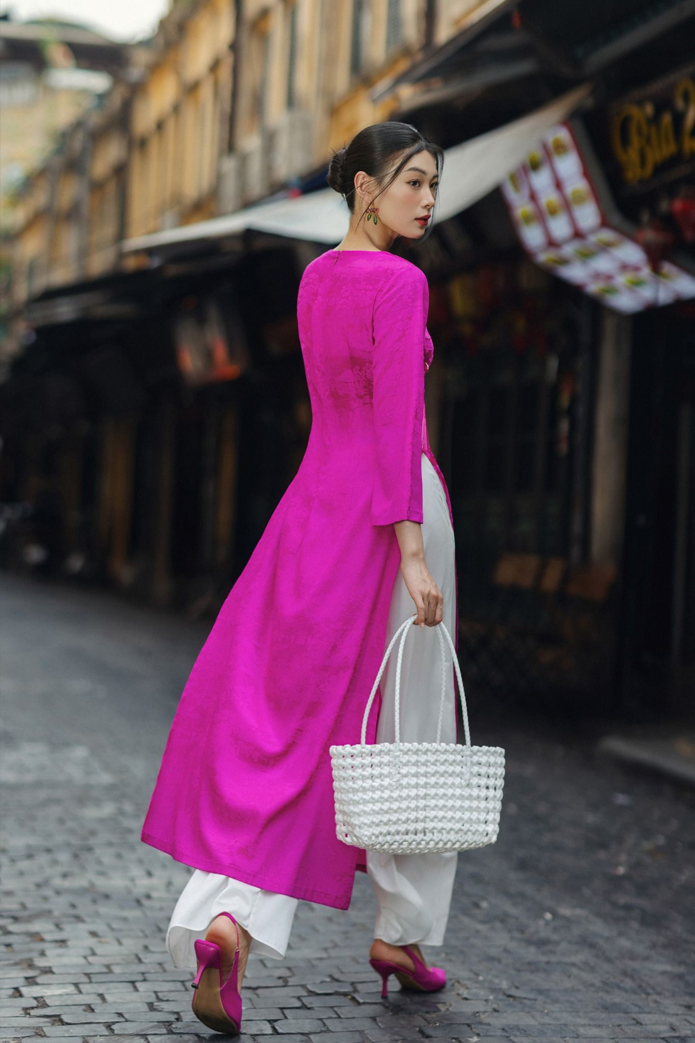 ÁO DÀI LỤA THIẾT KẾ AD03602