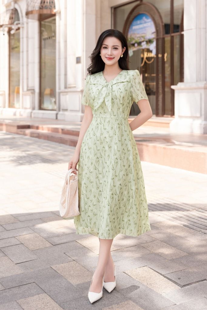 ĐẦM TƠ HOA D10752