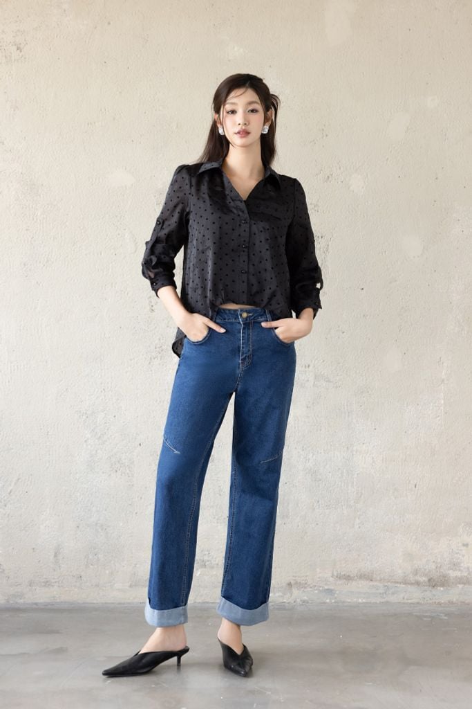 SƠ MI VOAN CHẤM BI SM05102