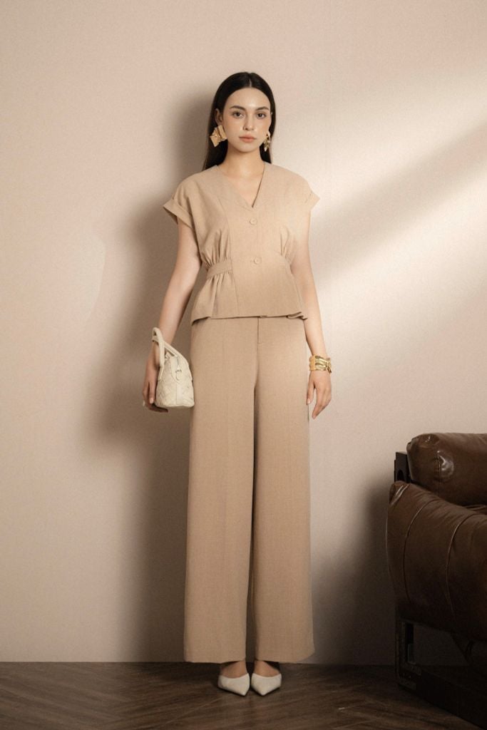 QUẦN SUÔNG NÂU Q01992