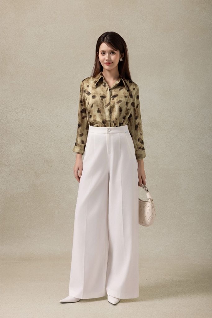 SƠ MI LỤA HOẠ TIẾT SM05222