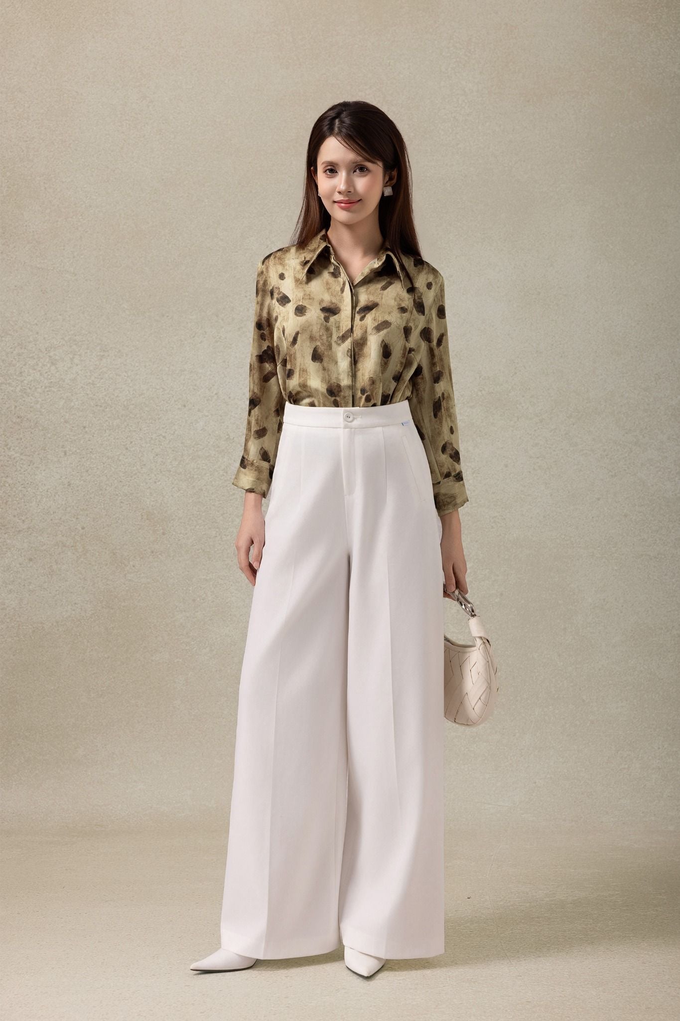 SƠ MI LỤA HOẠ TIẾT SM05222