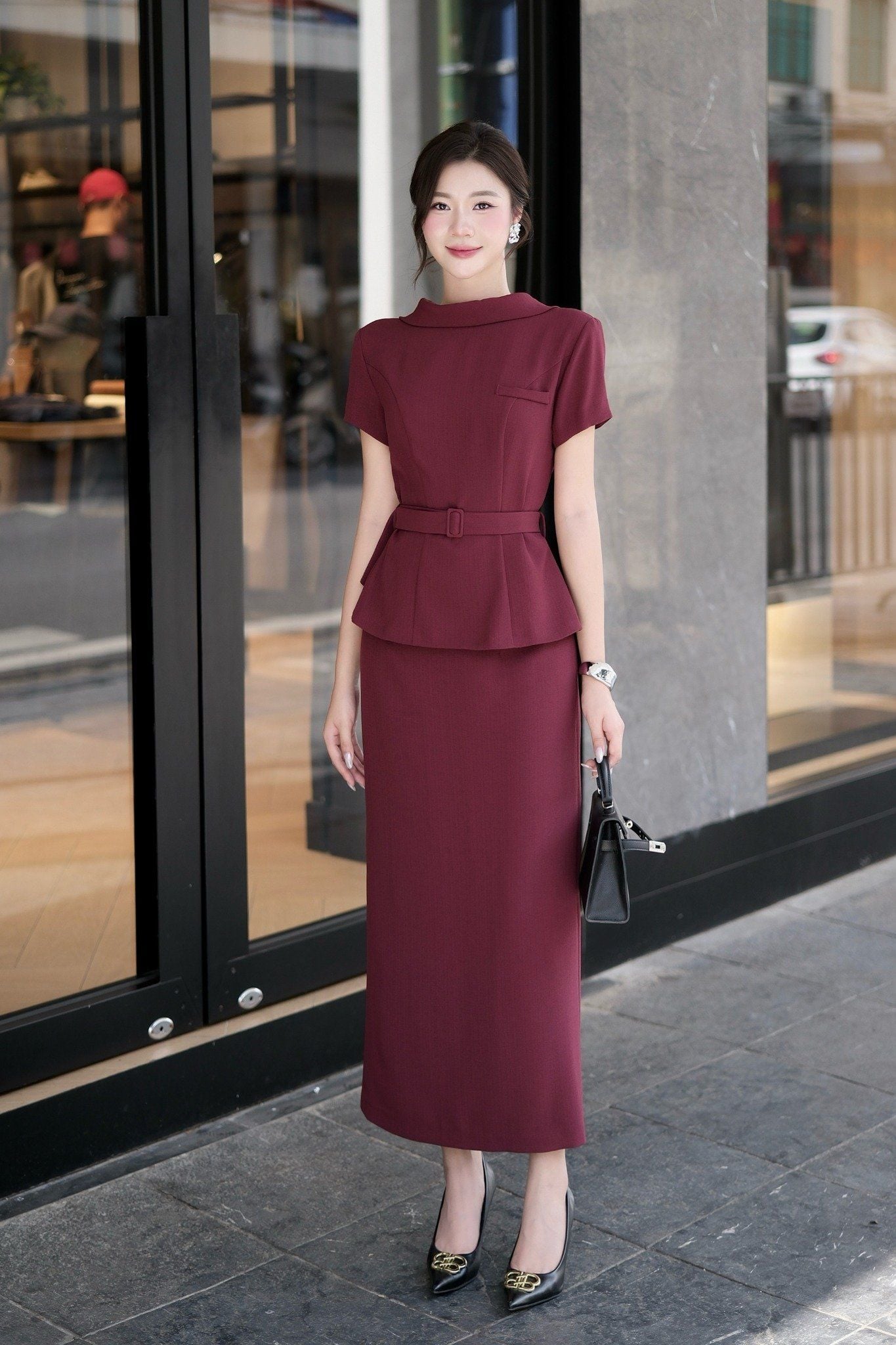 CHÂN VÁY BÚT CHÌ Z04312