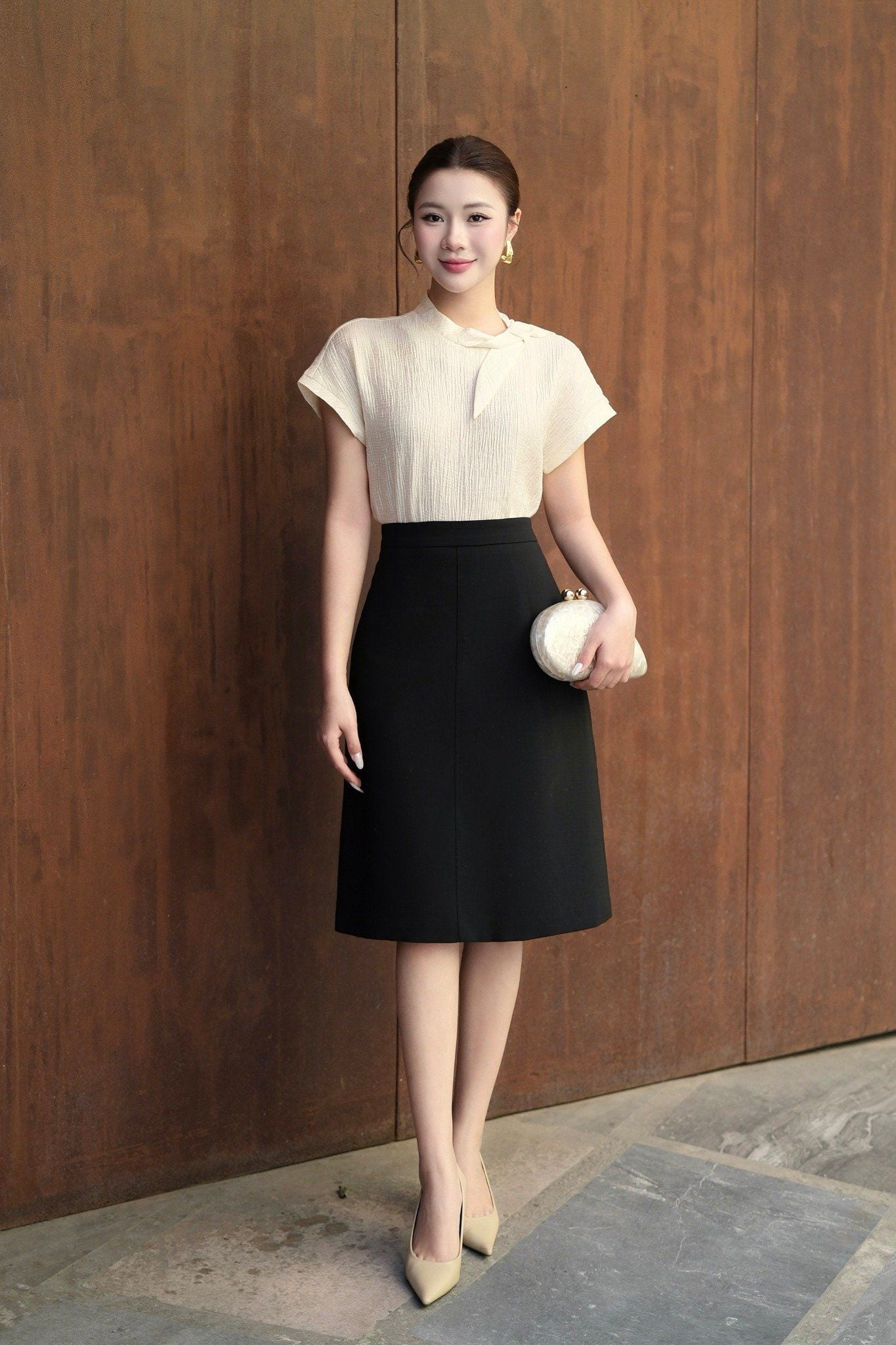 CHÂN VÁY MIDI Z06782