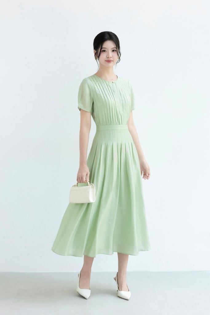 ĐẦM XẾP LI D11202