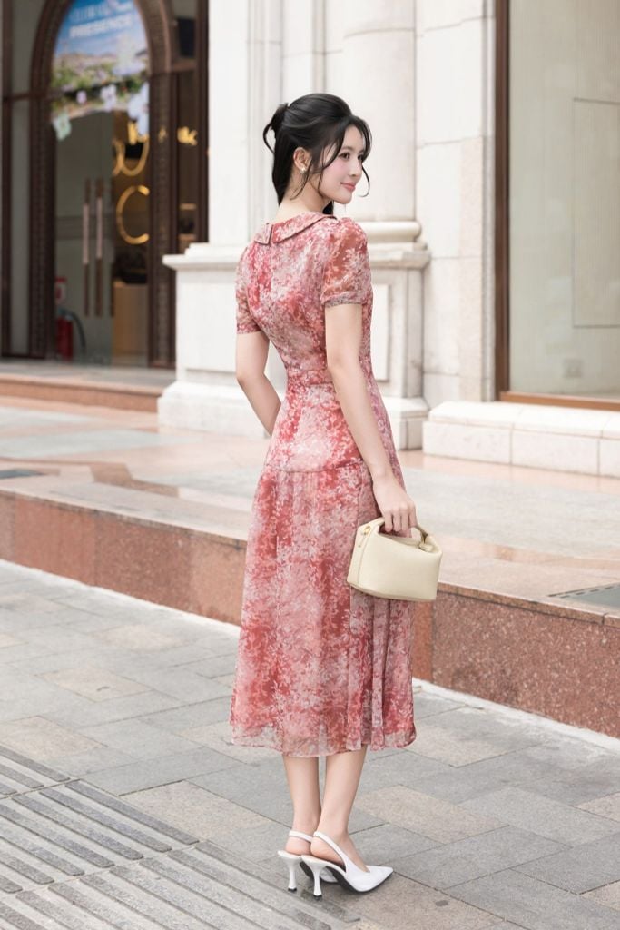  ĐẦM HOẠ TIẾT D10622 