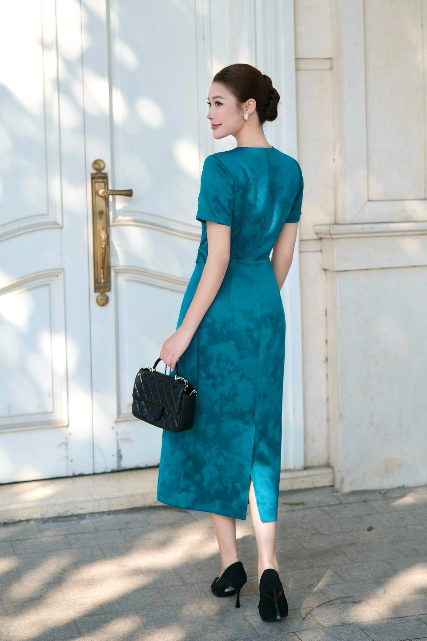 ĐẦM LỤA THIẾT KẾ D07152