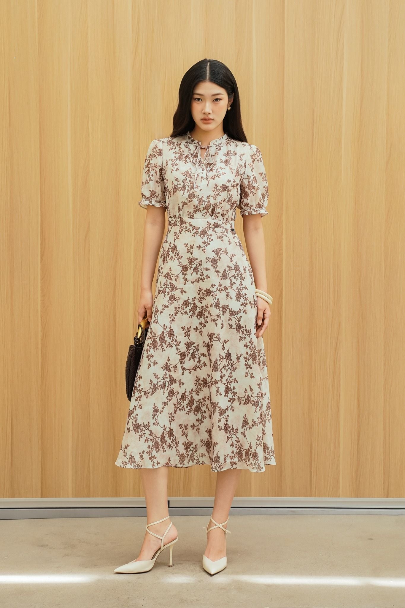 ĐẦM TƠ HOA D03542