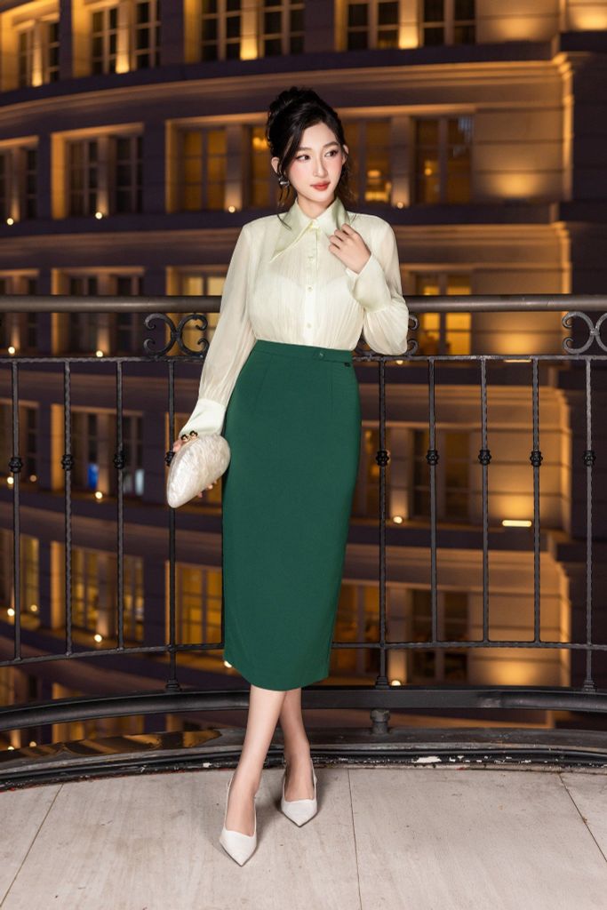 CHÂN VÁY BÚT CHÌ Z04392