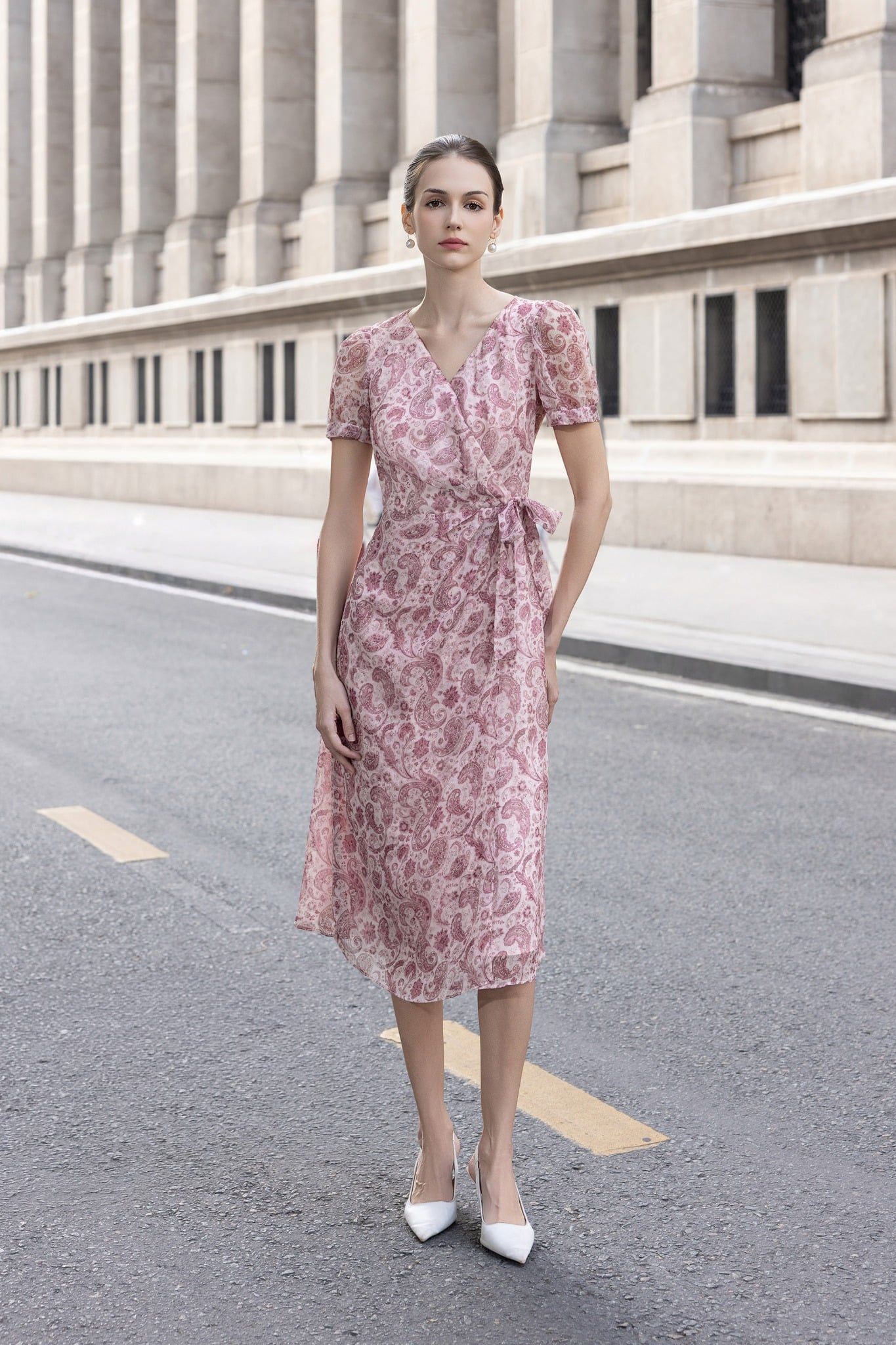 ĐẦM VOAN HOẠ TIẾT D08012