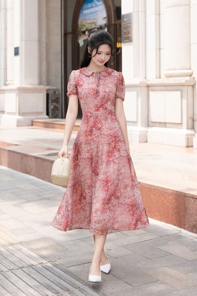 ĐẦM HOẠ TIẾT D10622
