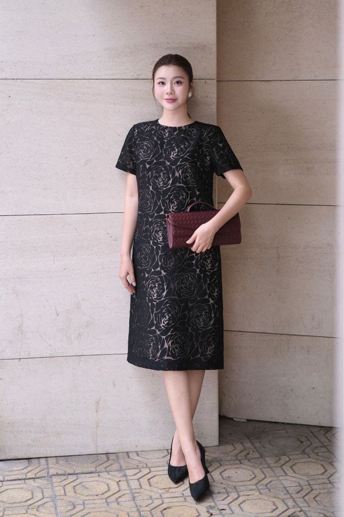 ĐẦM SUÔNG PHỐI HOẠ TIẾT D10672