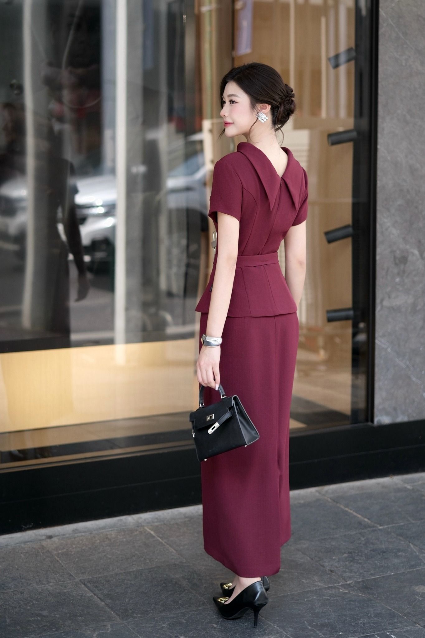 CHÂN VÁY BÚT CHÌ Z04312