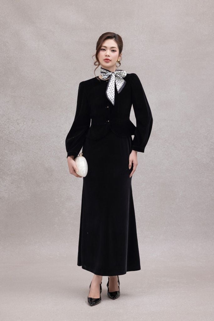 ÁO NHUNG TAY BỒNG AK08142