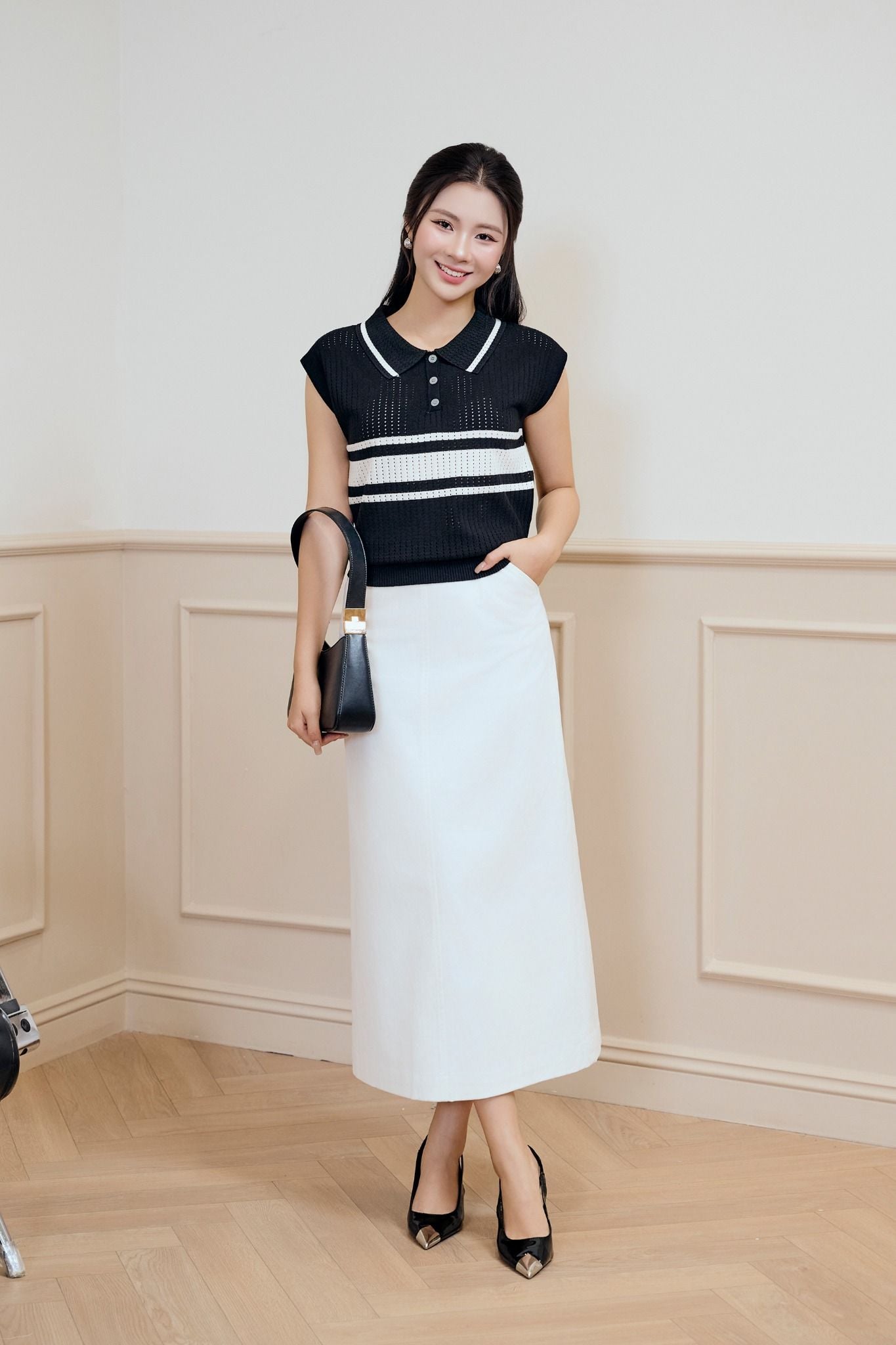 ÁO LEN CHỜM VAI AL62192