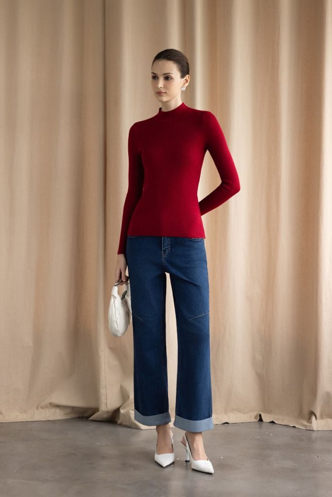 ÁO LEN ĐỎ AL62142