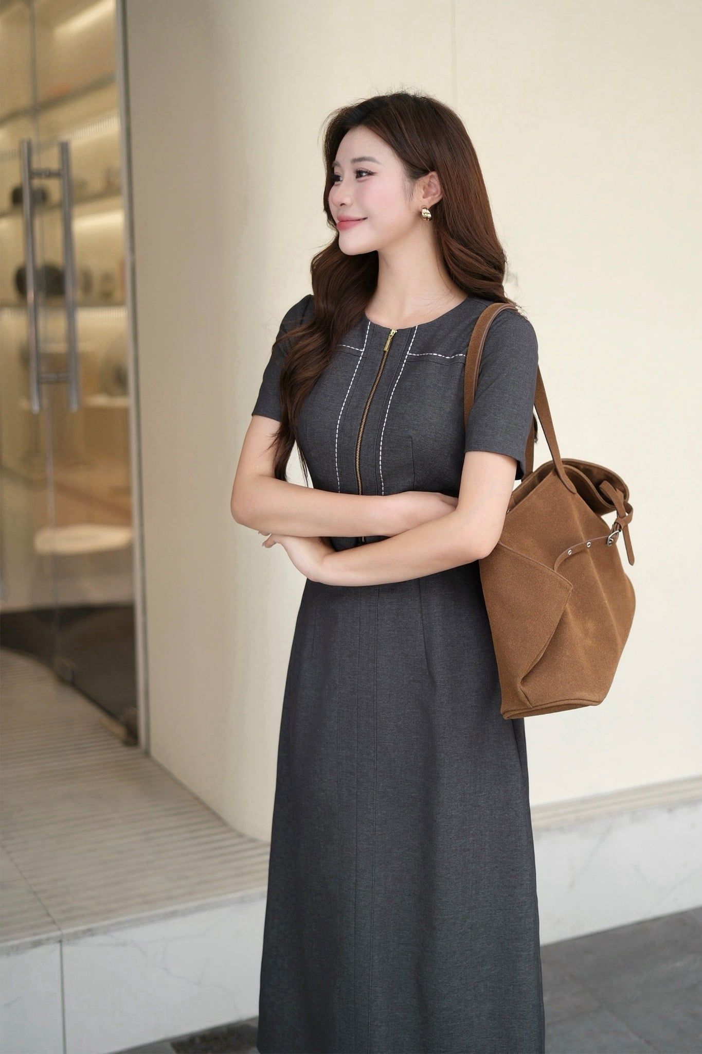 keonhacai DENIM KÉO KHOÁ TRƯỚC D01152