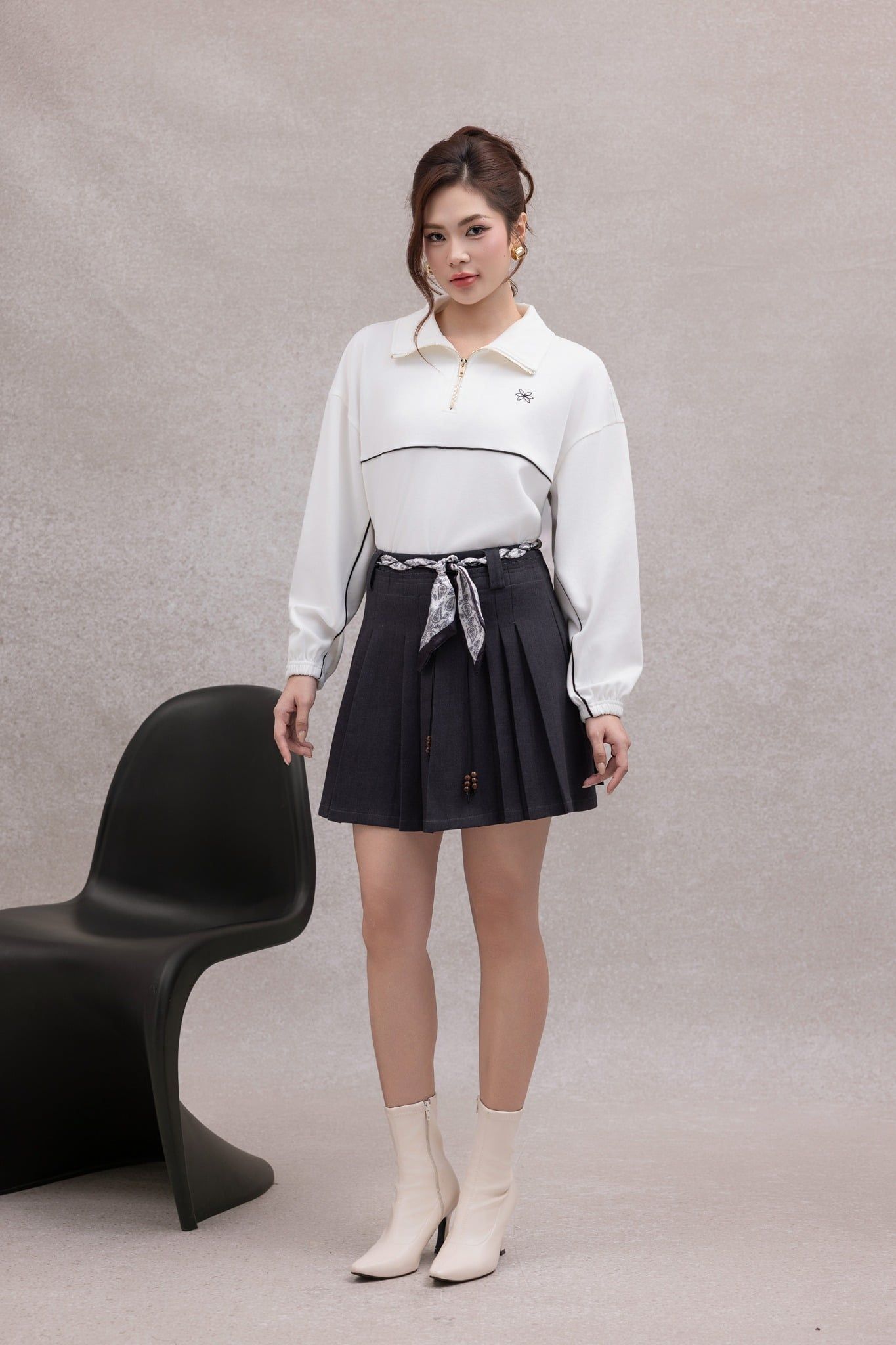 CHÂN VÁY XẾP LI Z65112