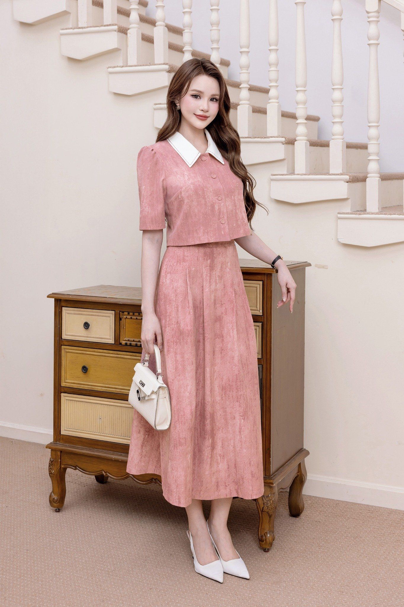 CHÂN VÁY MIDI Z04362