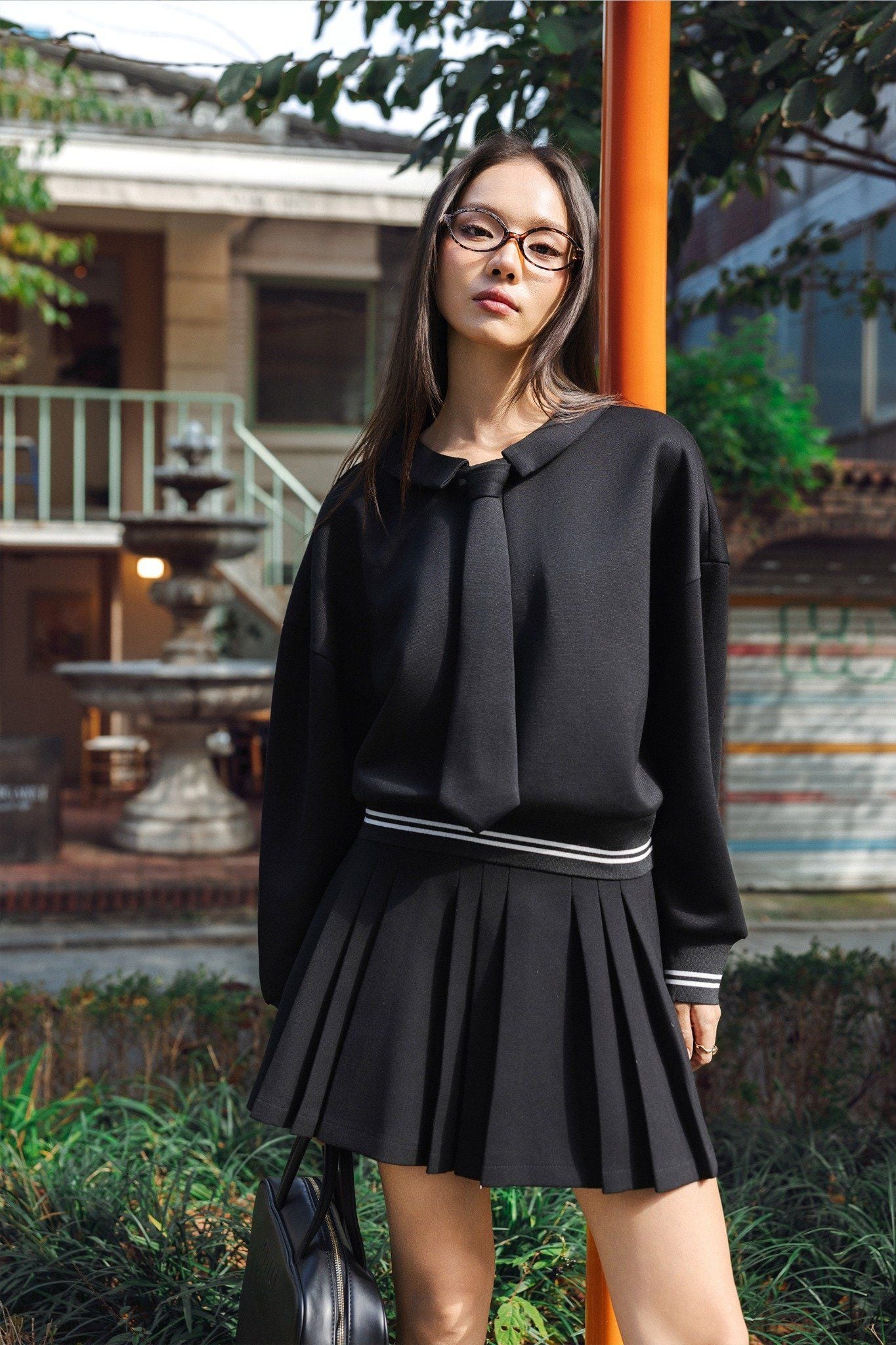 ÁO CỔ BẺ KÈM CAVAT SM62632