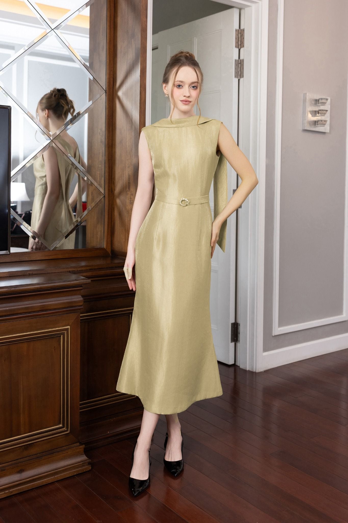 ĐẦM ĐUÔI CÁ D07012