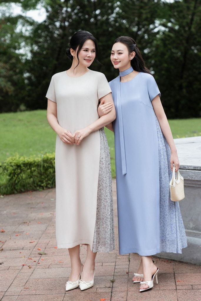 ĐẦM SUÔNG PHỐI XẾP LY D00922