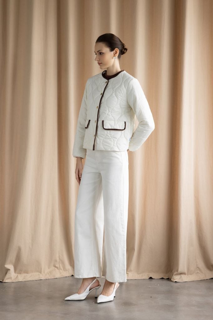 ÁO KHOÁC PHAO TRẦN CHỈ AK66042