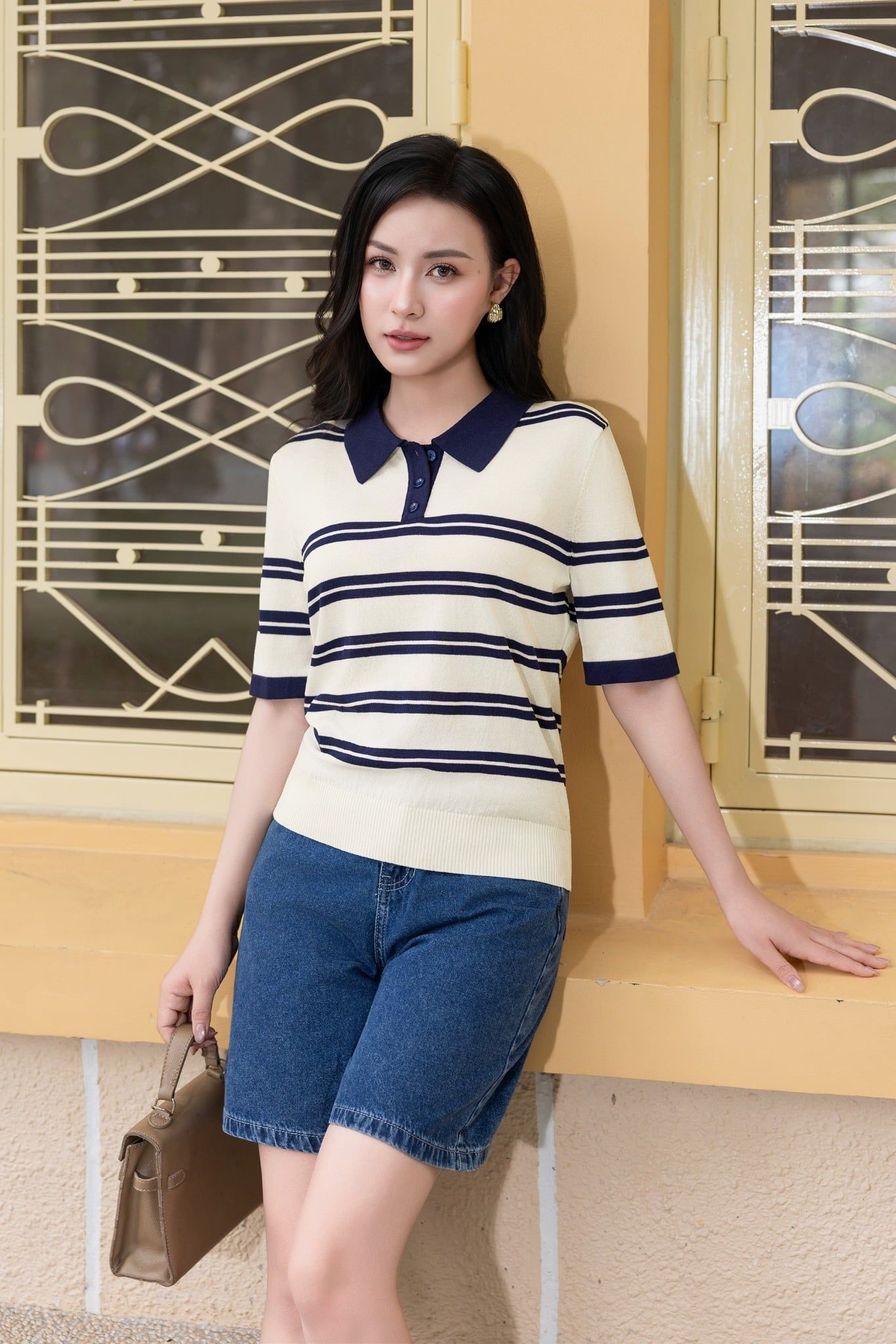 ÁO LEN KẺ AL62212