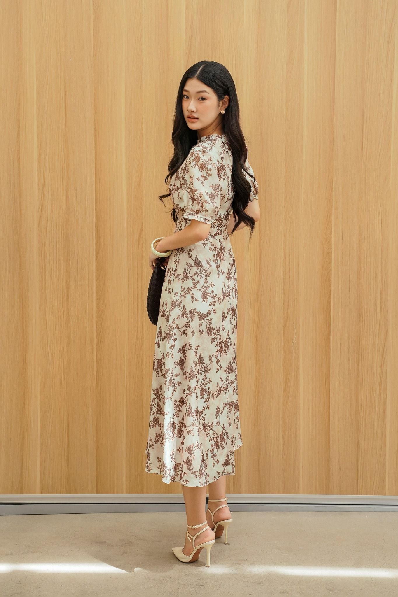 ĐẦM TƠ HOA D03542