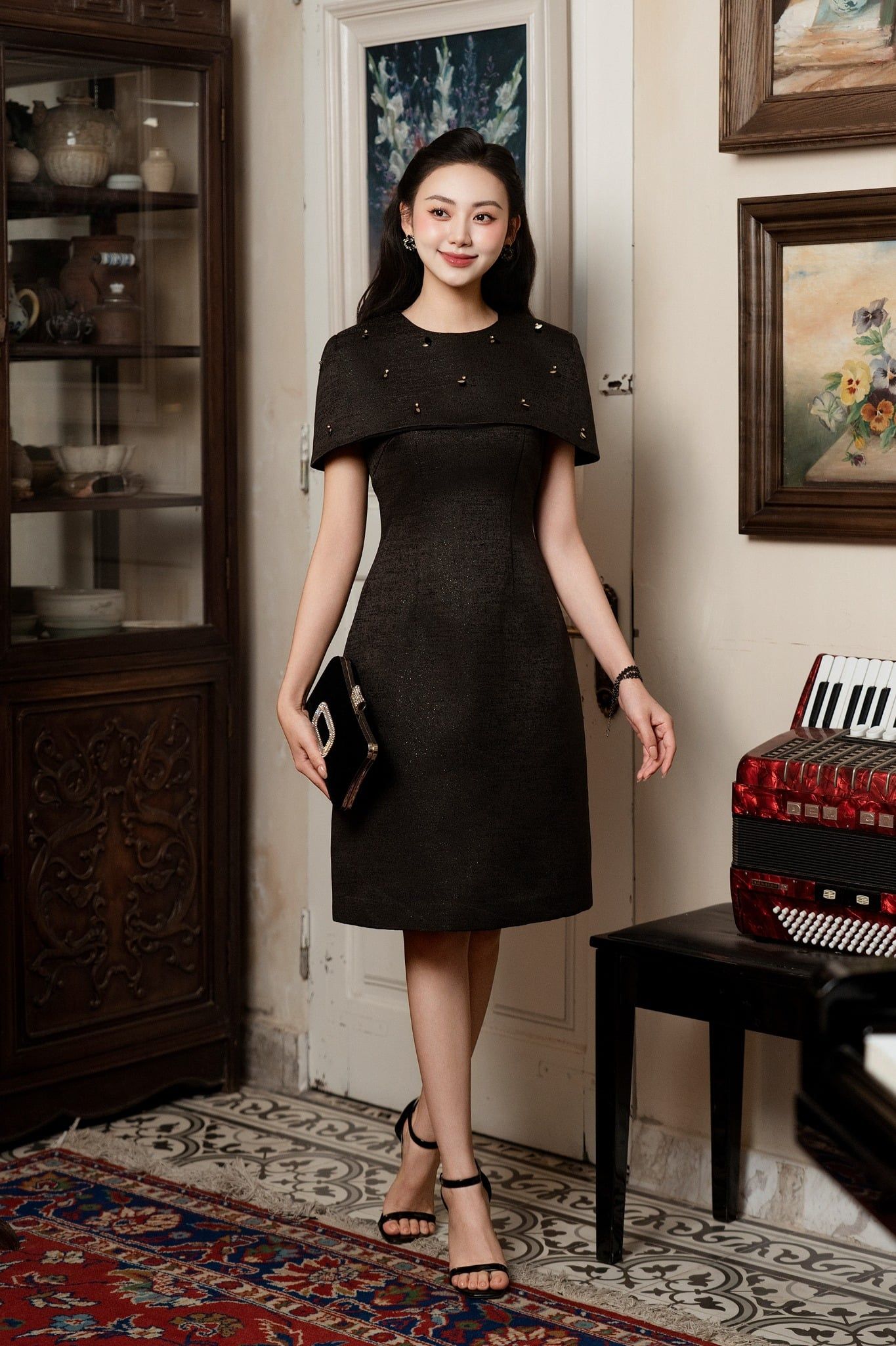 ĐẦM TIỆC GẤM D09072