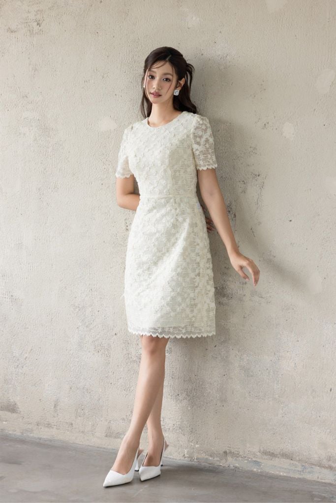 ĐẦM REN CAO CẤP D04992