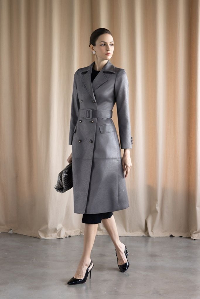 MĂNG TÔ DA KÈM ĐAI AK05972