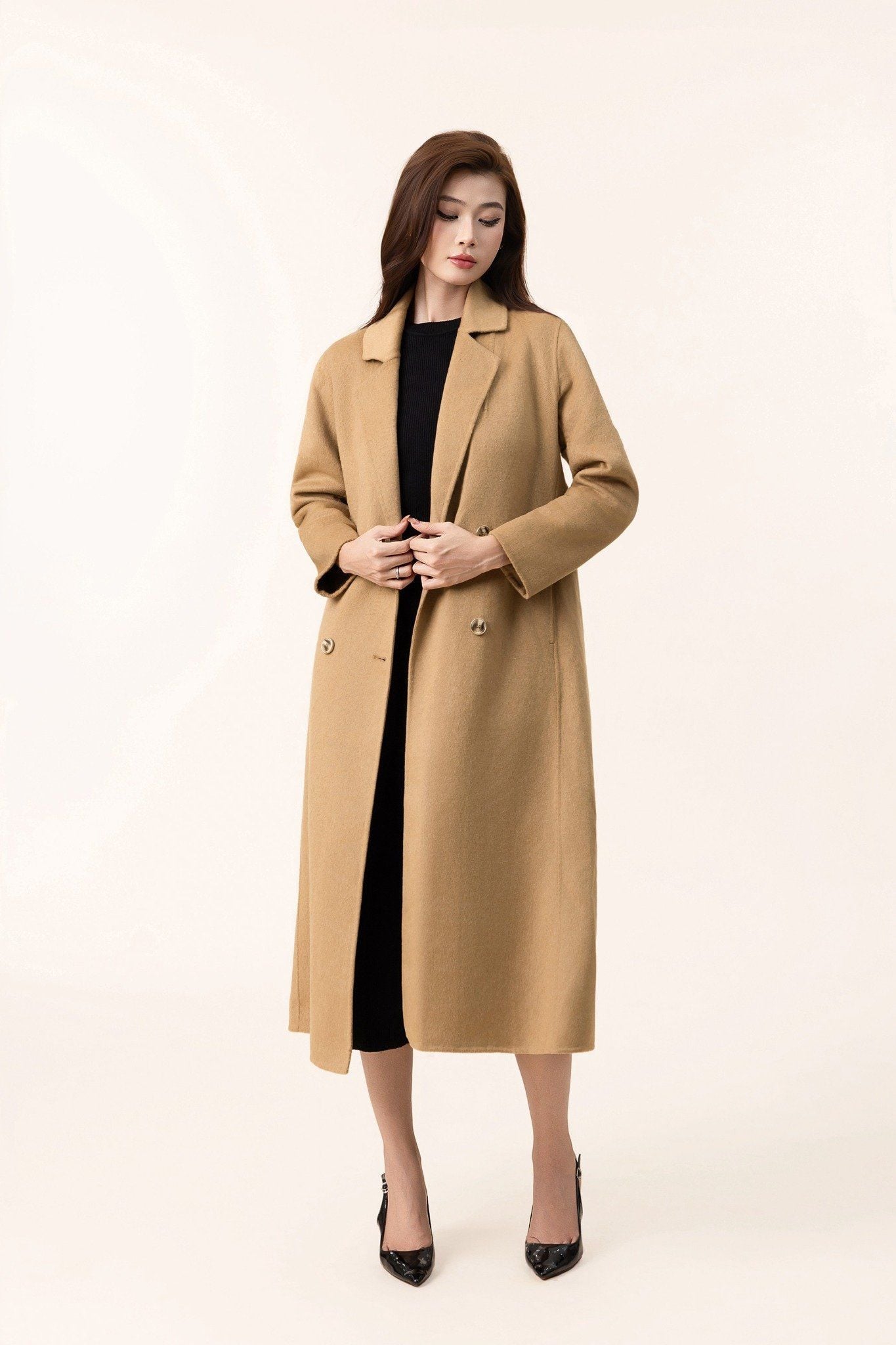 MĂNG TÔ DẠ NÂU AK68052