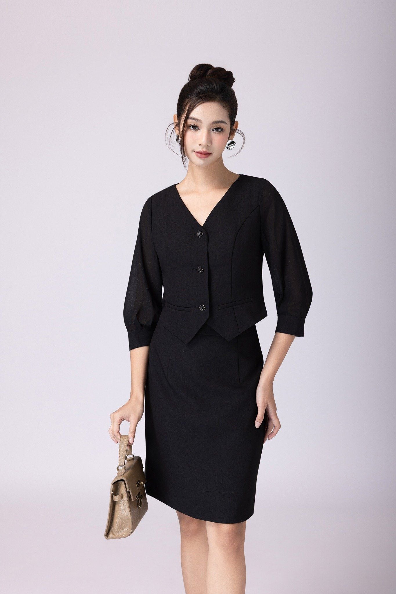 ÁO VEST VẠT NHỌN AK06862