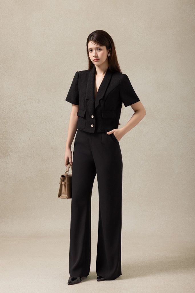 ÁO VEST DÁNG NGẮN AK05112