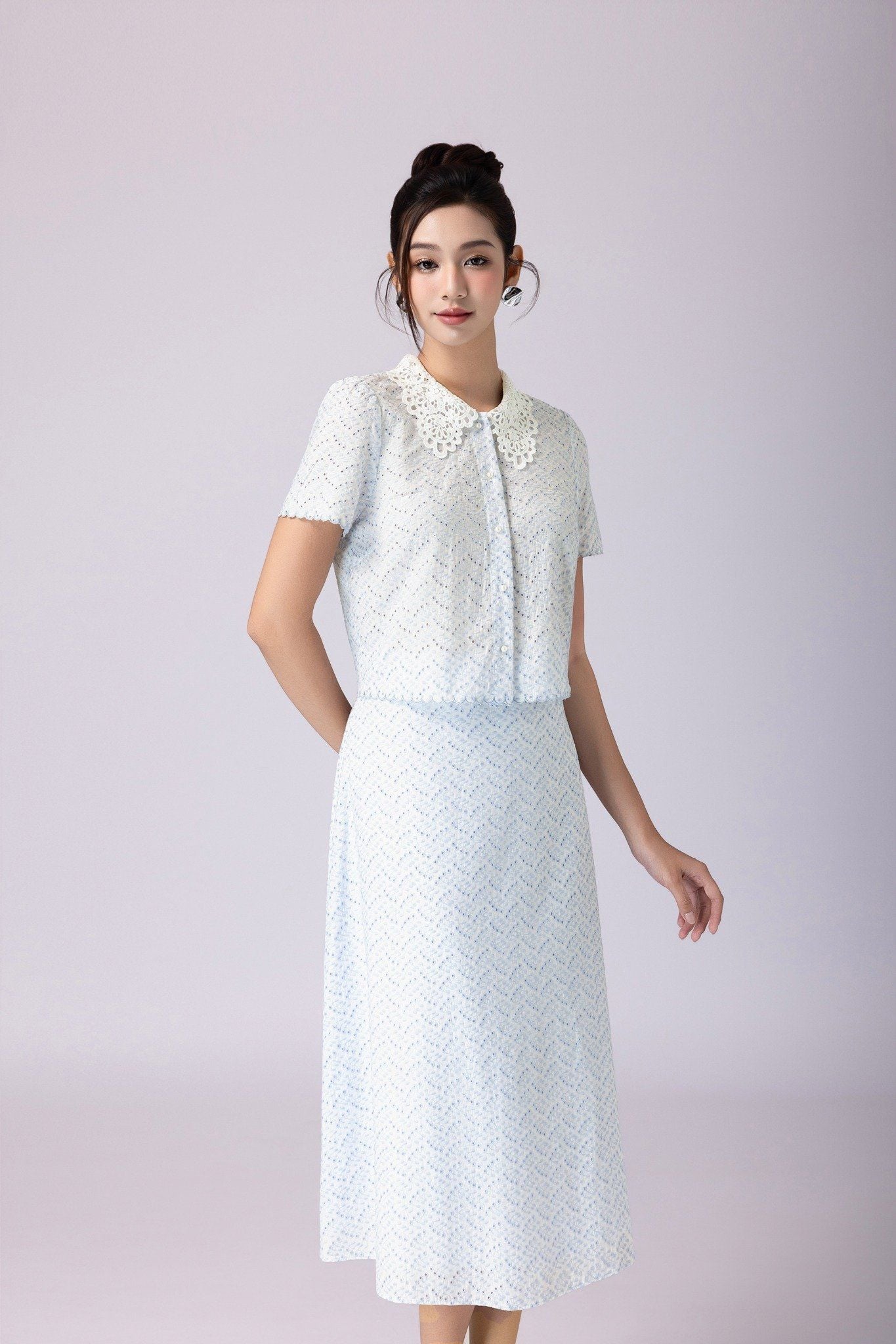 CHÂN VÁY MIDI Z06802