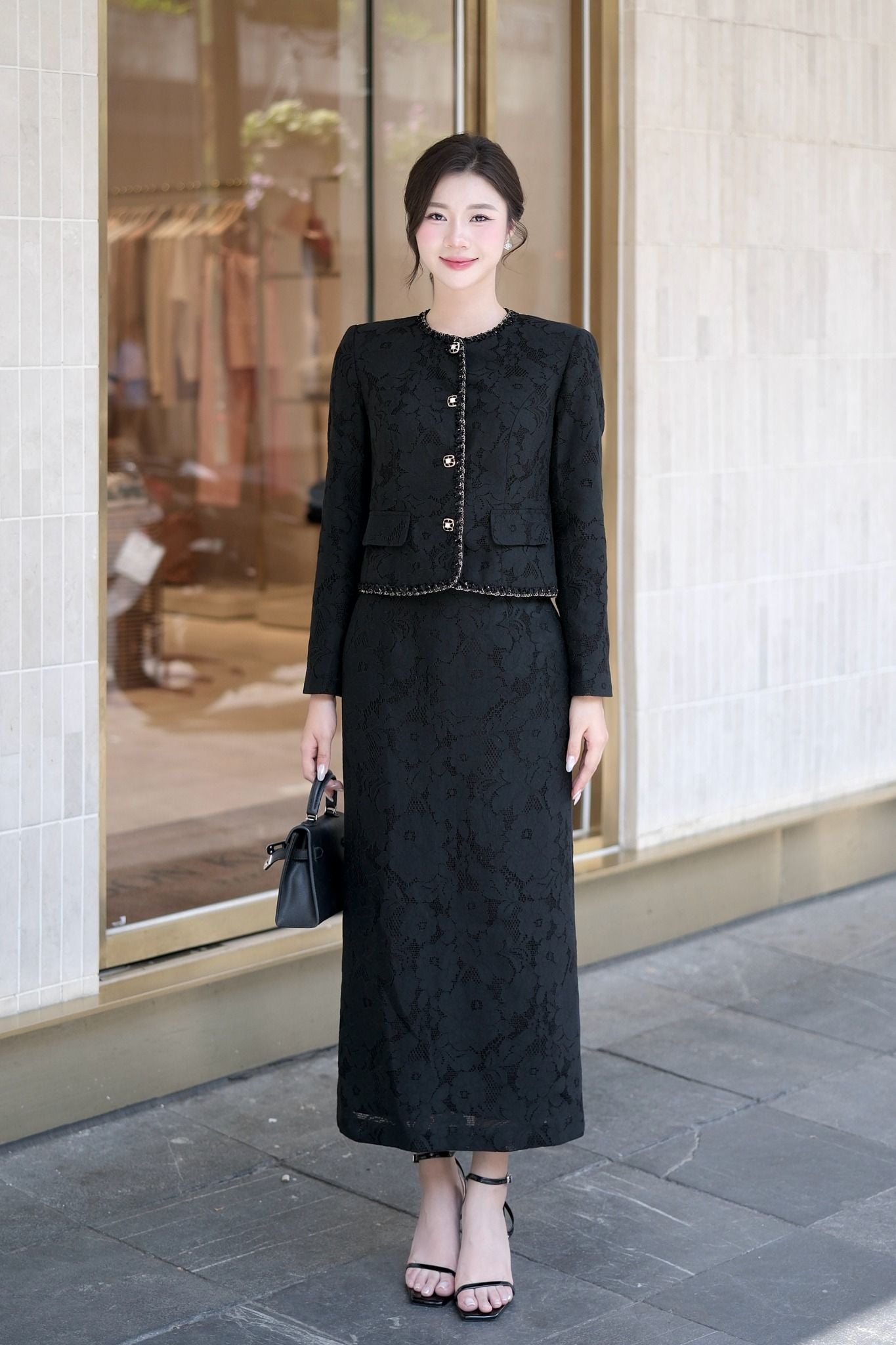 ÁO REN THIẾT KẾ AK04432