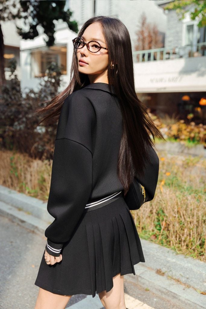  ÁO CỔ BẺ KÈM CAVAT SM62632 