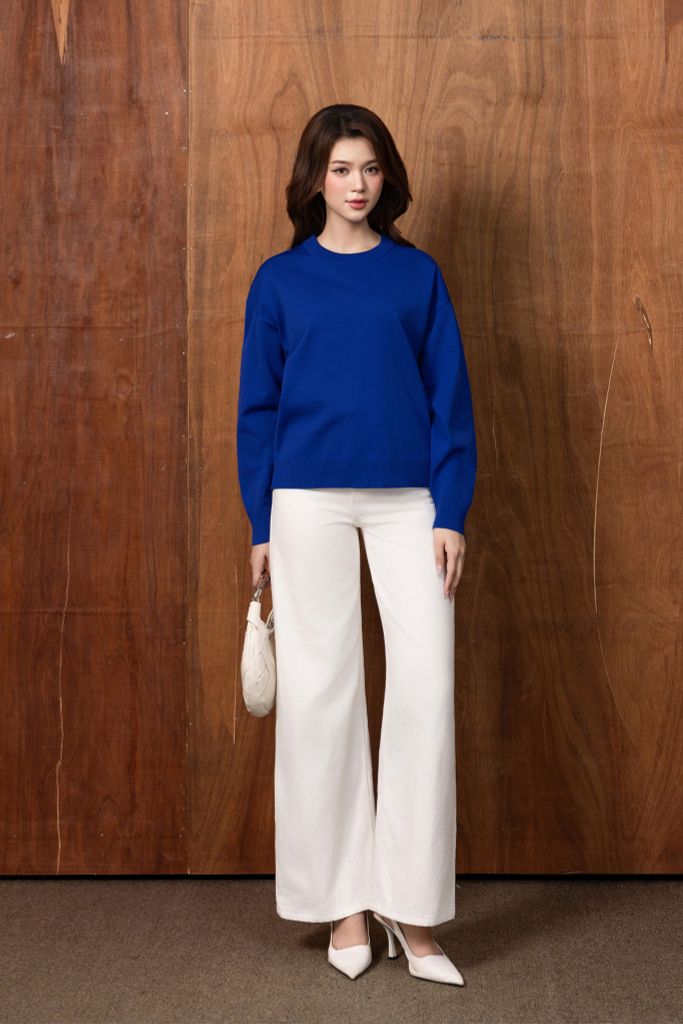 ÁO LEN XANH BO GẤU AL62572