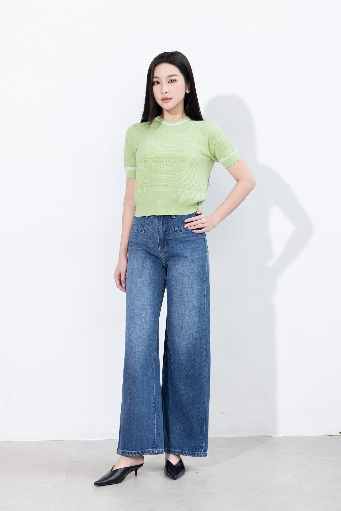 ÁO LEN XANH AL62222